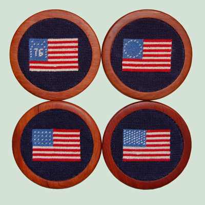 American Flag Coasters