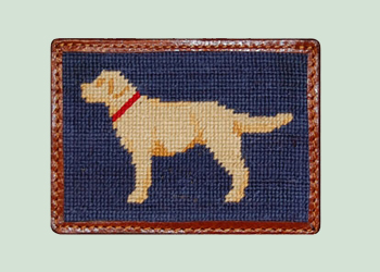 Yellow Lab Half Wallet
