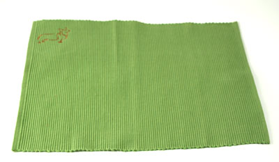 Lime Ribbed with Corgi Color Corgi