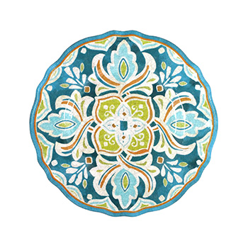 Tangerine Salad Plate