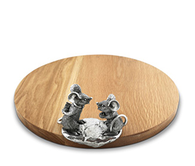 Pewter Wood Cheese Board